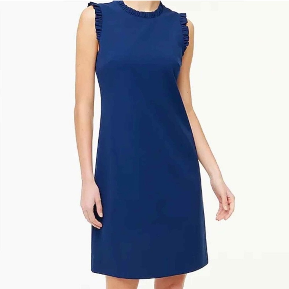 J.Crew Ruffleneck Sleeveless Dress